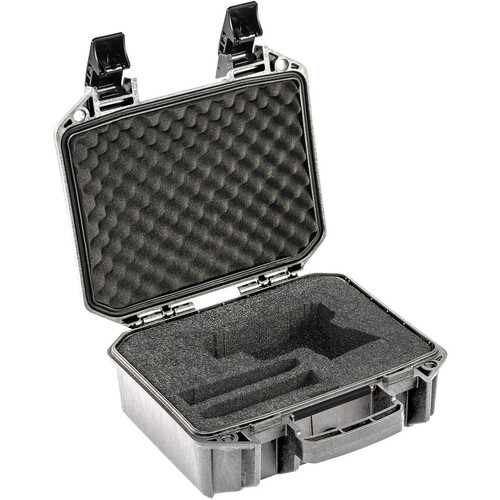 Pelican Vault V100 Small Pistol Case (Gray)