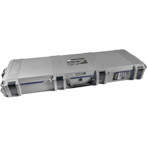Pelican Vault V800 Tactical Rifle Wheeled Hard Case with Foam Insert (Limited Edition Gray for America's 250th Birthday, 83L)