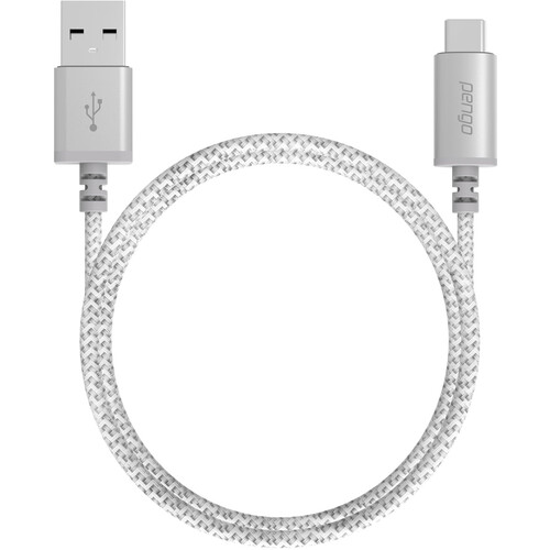 Pengo Technology 3.9' USB 2.0 Type-C to Type-A Cable (Silver)