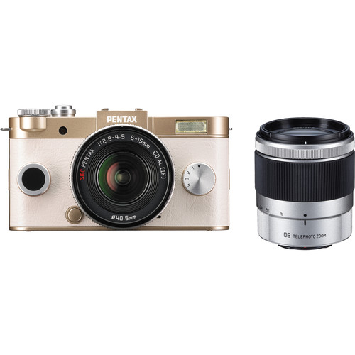 Pentax Q-S1 Mirrorless Digital Camera with 5-15mm and 06248 B&H