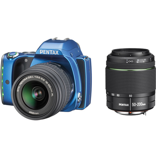 Pentax K-S1 DSLR Camera with 18-55mm and 50-200mm Lenses 06505