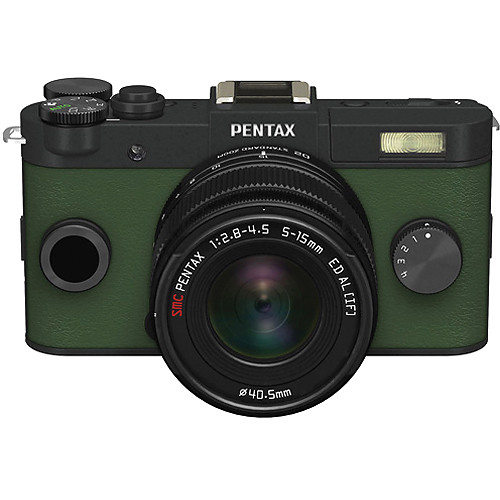 Pentax Q-S1 Mirrorless Digital Camera with 5-15mm Lens 06922 B&H