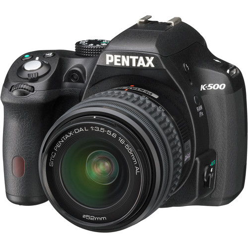 Pentax K-500 Digital SLR Camera with 18-55mm f/3.5-5.6 Lens