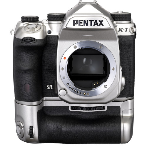 Pentax K-1 Limited Silver DSLR Camera with Battery Grip