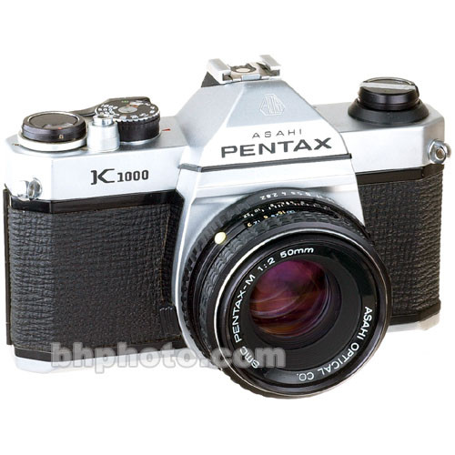 Pentax K1000 35mm SLR Manual Focus Camera with 50mm f/2 SMCP-M Lens