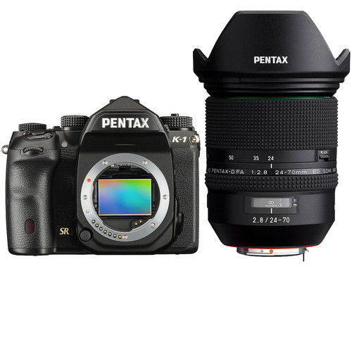 Pentax K-1 DSLR Camera with 24-70mm Lens Kit B&H Photo Video