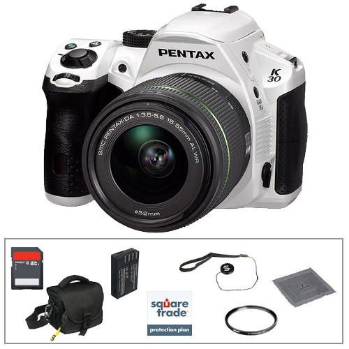 Pentax K-30 Digital Camera with 18-55mm Lens Deluxe Accessory