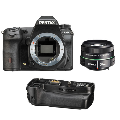 Pentax K-3 DSLR Camera with 50mm Lens Kit