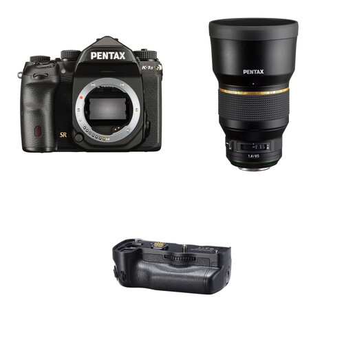 Pentax K-1 Mark II DSLR Camera with 85mm Lens and Battery Grip Kit