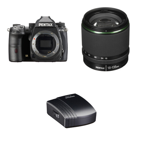 Pentax K-3 Mark III DSLR Camera with 18-135mm Lens and GPS Kit