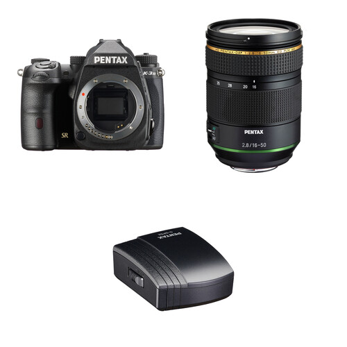 Pentax K-3 Mark III DSLR Camera with 16-50mm Lens and GPS Kit