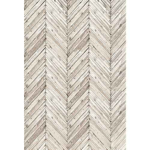 PepperLu PolyPaper Photo Backdrop (5 x 6', Urban Herringbone Pattern)
