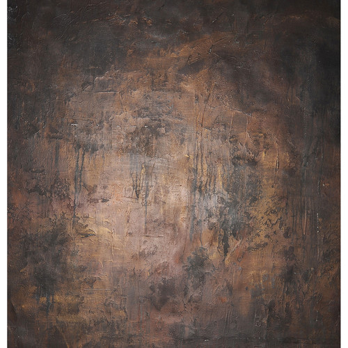 PepperLu PolyPaper Photo Backdrop (5 x 5', Umber Tones Pattern)