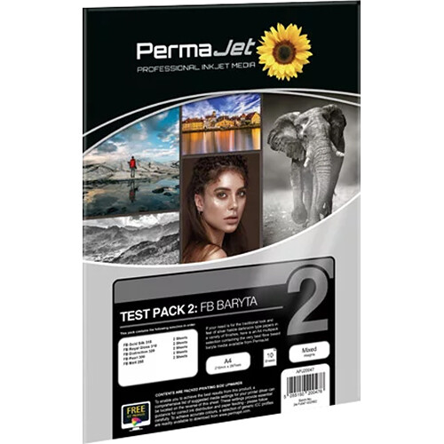 PermaJetUSA A4 FB Baryta Paper Test Pack 2
