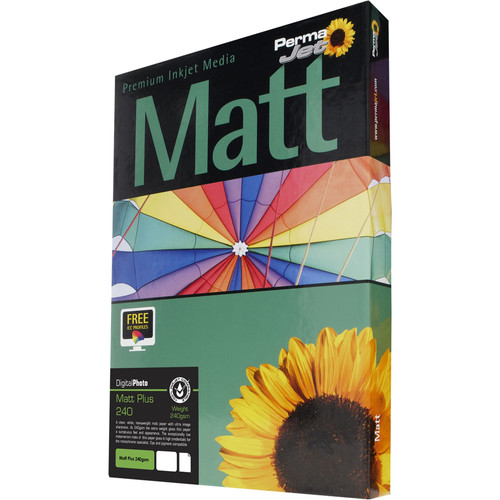 PermaJetUSA MattPlus 240 Digital Photo Paper (4 x 6", 100 Sheets)