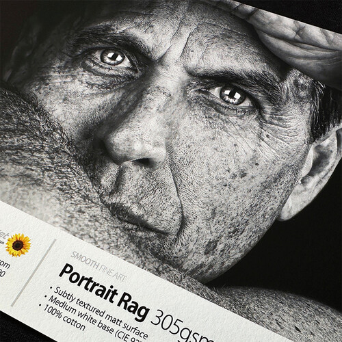 PermaJetUSA Portrait Rag (305gsm, A2, 25-Pack)