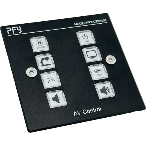 PFY AV Control Panel with 8 Control Buttons