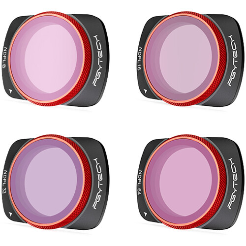 PGYTECH ND/PL Filter Set for DJI Osmo Pocket 3 (ND/PL8, ND/PL16, ND/PL32, ND/PL64)