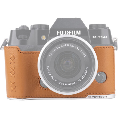 PGYTECH Leather Camera Case for FUJIFILM X-T50 (Clay Brown)