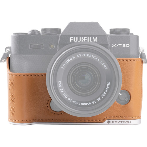 PGYTECH Leather Camera Case for FUJIFILM X-T30 (Clay Brown)