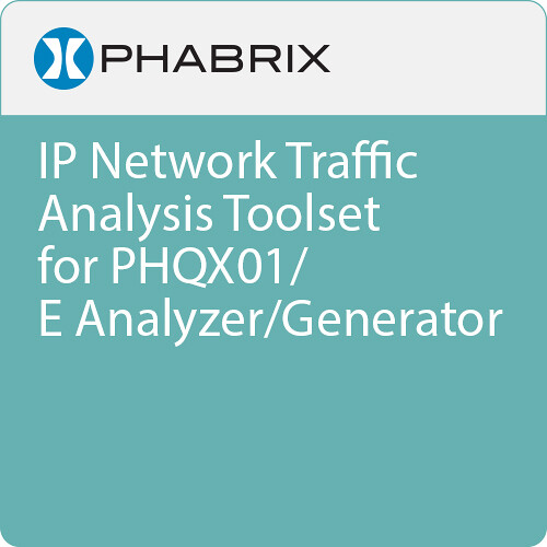 PHABRIX IP Network Traffic Analysis Toolset for PHQX01/E Analyzer/Generator
