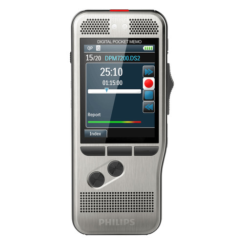 Philips DPM7000 PocketMemo Digital Voice Recorder with Slide Switch