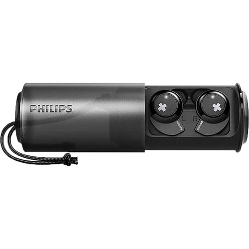 Philips BASS+ True Wireless In-Ear Headphones (Black)
