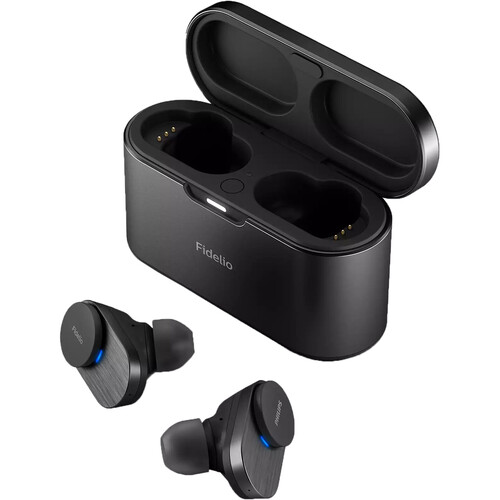 Philips Fidelio T1 Noise-Canceling True Wireless In-Ear Headphones (Black)