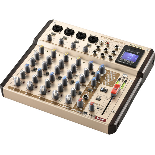 Phonic AM8GE - AM Gold Edition Compact Mixer with DFX, AM8GE B&H