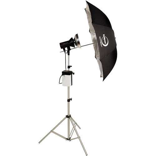 Photogenic ION Inverter with StudioMax 320W/s Flash Head and Umbrella Kit