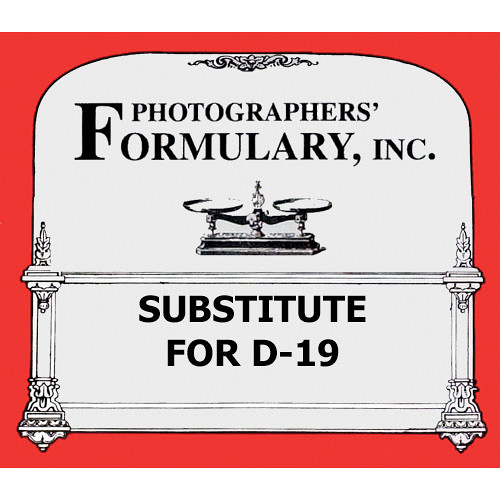 Photographers' Formulary Substitute for D-19 Black & White Film Developer (to Make 1 gal Working Solution)