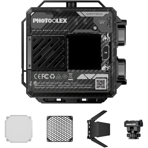 PHOTOOLEX Matrix M05 40W Mini RGB Panel Light Kit