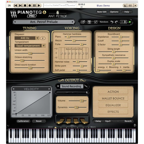Pianoteq ANT. PETROF 275 Grand Piano - Instrument Pack for Pianoteq Virtual Piano Plug-In (Download)