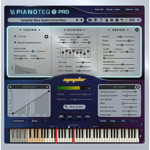 Pianoteq Syngular Physically Modeled Synthesizer Virtual Instrument Library