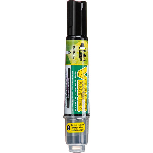 PILOT V Board Master BEGREEN Whiteboard Markers (Medium Bullet, Black, 12-Pack)