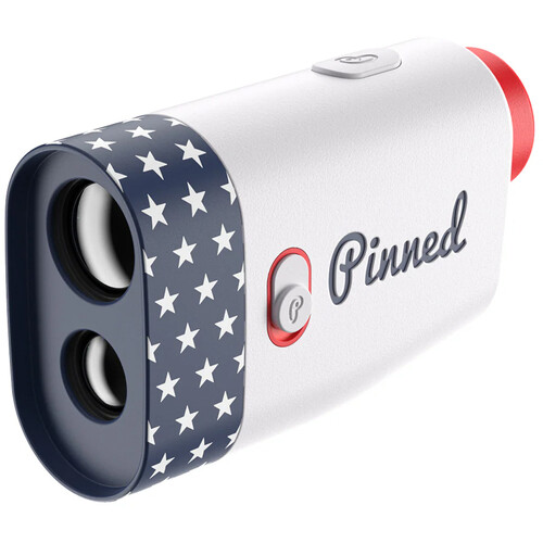 Pinned Golf Prism+ Rechargeable Golf Rangefinder TP+RWB B&H display picture 1