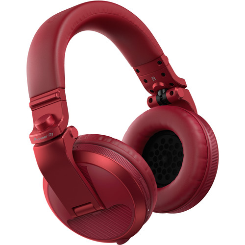 Pioneer DJ HDJ-X5BT Bluetooth Over-Ear DJ Headphones HDJ-X5BT-R