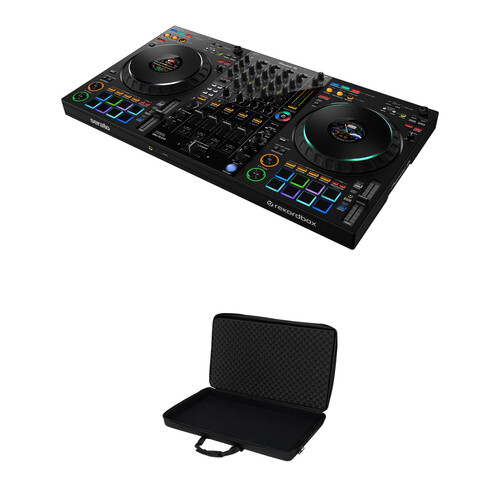 Pioneer DJ DDJ-FLX10 4-Channel DJ Controller with Headliner Pro-Fit Semi-Soft Case