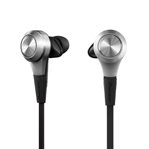 Pioneer SE-CX8 Inner Ear Headphones (Bright Silver)