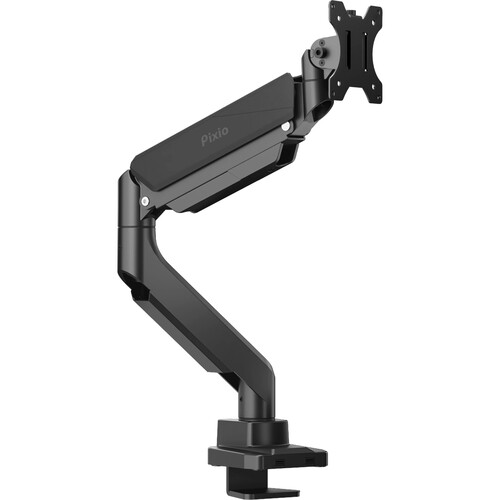Pixio PS2S Single-Arm Monitor Desk Mount for up to 49" Displays (Black)