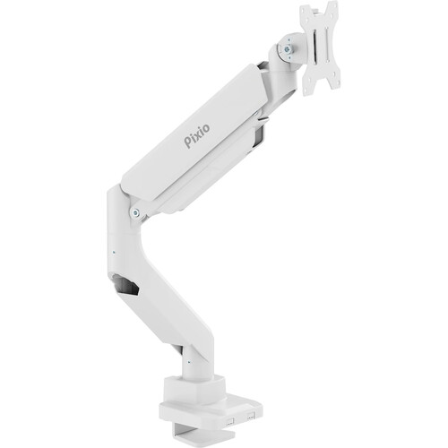 Pixio PS2S Single-Arm Monitor Desk Mount for up to 49" Displays (White)