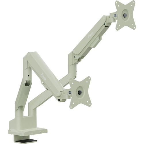 Pixio PS1D Wave Premium Dual Monitor Stand for 17-32" Displays (Mint Green)