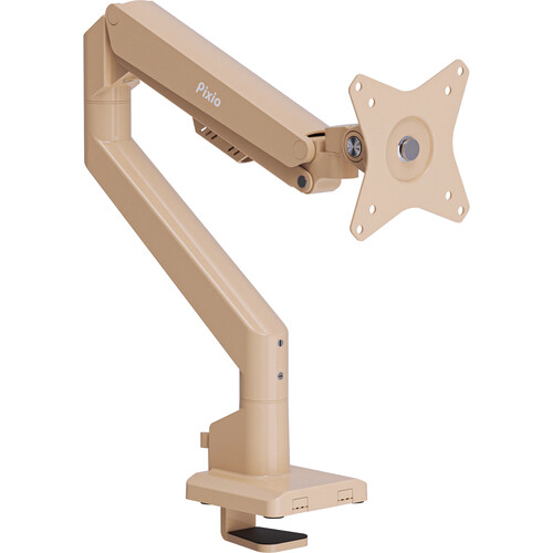 Pixio PS1S Wave Single Arm Monitor Desk Mount (Beige)