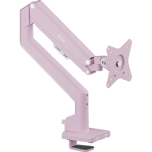 Pixio PS1S Wave Single Arm Monitor Desk Mount (Pink)