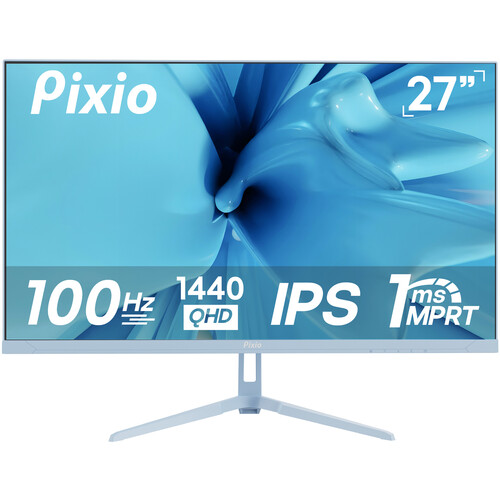 Pixio PX275 Wave Go 27" 1440p HDR 100 Hz Gaming Monitor (Blue)