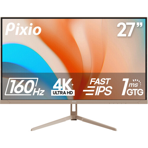 Pixio PX27U Wave Creator 27" 4K HDR 160 Hz Gaming Monitor (Beige)