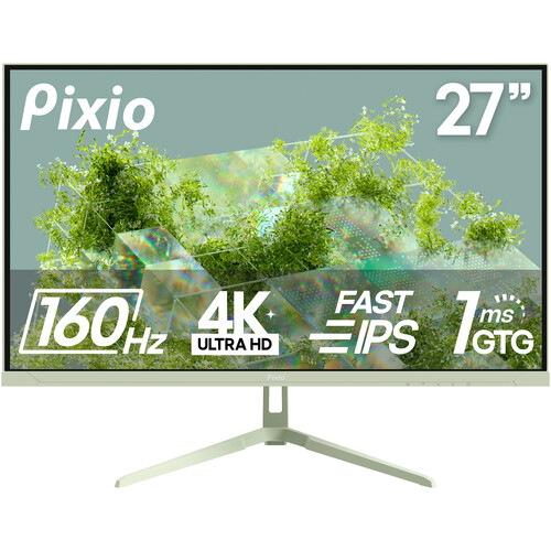 Pixio PX27U Wave Creator 27" 4K HDR 160 Hz Gaming Monitor (Mint Green)