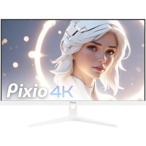 Pixio PX32U Wave Creator 31.5" 4K HDR 144 Hz Gaming Monitor (White)