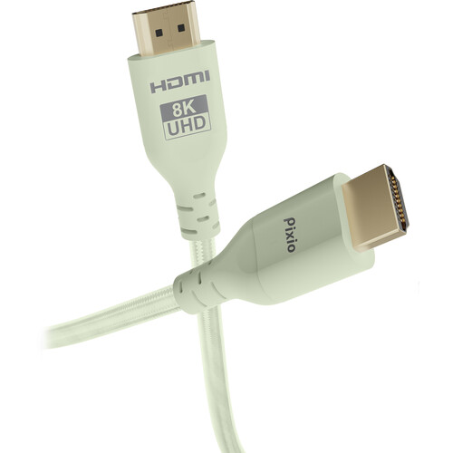 Pixio 8K HDMI 2.1 Wave Accessory Ultra High-Speed HDMI Cable (Mint Green, 10')