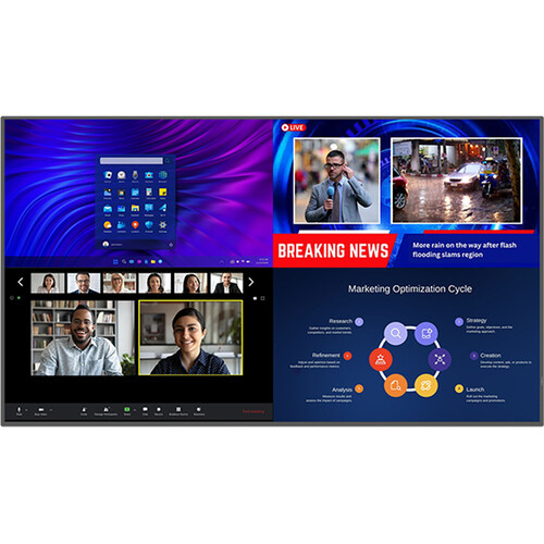 Planar Systems URP862 UltraRes P Series 86" UHD 4K HDR Commercial Monitor